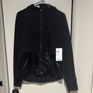 Athleta Black Windy Point Hoodie- NWT
